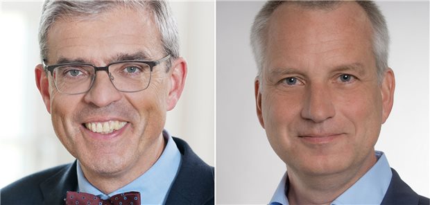 MFT zur Reform des Medizinstudiums: „Erst die Finanzierung klären!“ Sehen noch Fragen bei der Finanzierung, um die neue Approbationsordnung umzusetzen: MFT-Präsident Professor Matthias Frosch und Generalsekretär Dr. Frank Wissing