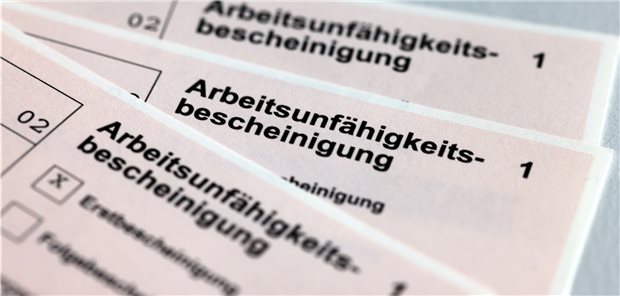 Die vierte COVID-19-Welle treibt die AU-Statistik Seit November geht die Zahl der Krankschreibungen deutlich nach oben.
