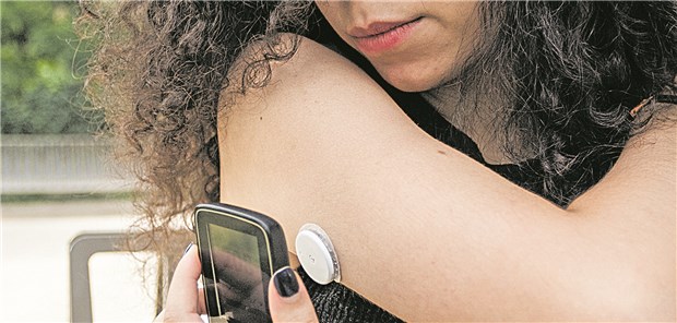 Sensorbasierte Glukosemessung: Jeden Monat werden tausende Messwerte generiert.