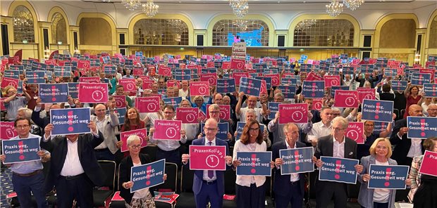 Rund 800 Vertreter der Ärzte und Psychotherapeuten haben sich am Freitag zu einer Krisensitzung in Berlin versammelt.