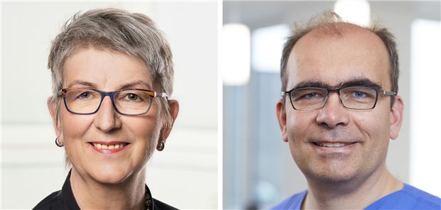 Sie hofften am Mittwoch auf ihre Wahl zum KV-Vorstand: Die Hausärztin Dr. Doris Reinhardt und der Orthopäde Dr. Karsten Braun.