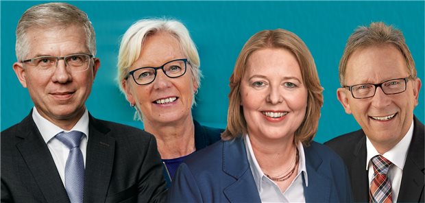 So bewerten Politiker das erste Corona-Halbjahr Sie ziehen eine Zwischenbilanz nach sechs Monaten Corona (v.l.): Professor Andrew Ullmann (FDP), Maria Klein-Schmeink (Grüne), Bärbel Bas (SPD) und Erwin Rüddel (CDU).