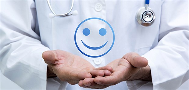 Glücklich und zufrieden mit dem Job Smiley: Die niedergelassenen Ärzte sind mit ihrer Arbeit zufrieden.