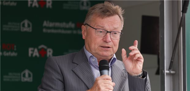 Brandenburgs Ärzte wollen Dienst nach Vorschrift machen Sorgt mit seinen Äußerungen für Unmut unter den niedergelassenen Ärzten: Detlef Troppens, Vorsitzender der Landeskrankenhausgesellschaft in Brandenburg.