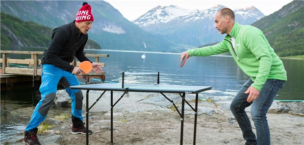 Norwegen stoppt den Diabetes-Trend Spontanes Tischtennis-Match am Fjord: Menschen in Norwegen verhalten sich im Schnitt gesünder als Menschen in Deutschland.