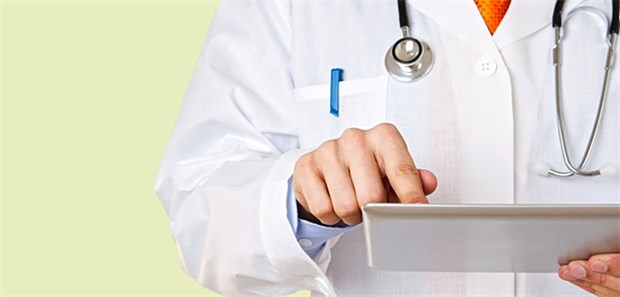 Sprechstunde per 'Video-Schalte' Sprechstunde auf dem Tablet: Technik kann die Versorgung ergänzen.