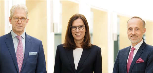Die KBV-Vorstände Dr. Andreas Gassen, Dr. Sibylle Steiner und Dr. Stephan Hofmeister