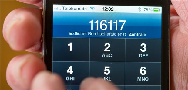Mehr Thüringer wählten 2020 die 116117 Stark in Thüringen nachgefragt: Die Nummer des ärztlichen Bereitschaftsdienstes.