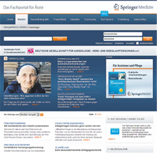Fachportal für kardiologisch interessierte Ärzte Startseite des Kardioportals www.kardiologie.org.