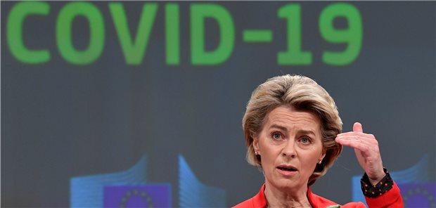 So will die EU mit dem Grünen Impfausweis den Sommerurlaub retten Stellt die Grundzüge eines „Grünen Zertifikats“ als Nachweis für Impfungen oder Tests vor: EU-Kommissions-Präsidentin Ursula von der Leyen (CDU) am Mittwoch in Brüssel.