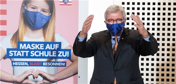 Hessen bereitet sich auf acht Millionen Corona-Impfungen vor Stellte am Montag Hessens Impfstrategie vor: Ministerpräsident Volker Bouffier (CDU). (Archivbild)