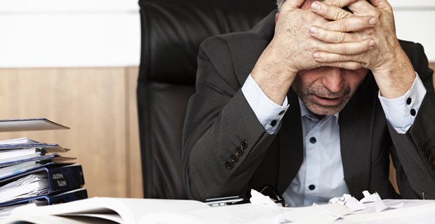 Schon ein bisschen Stress tötet Stress im Job: ein Gesundheitsrisiko.