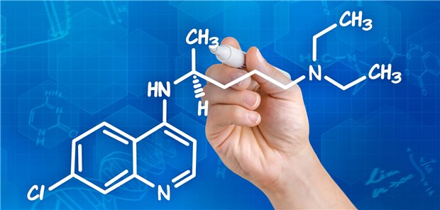 Chloroquin und Co: Geringe Erfolgsaussicht bei COVID-19 Strukturformel von Chloroquin. Die Arznei wird – wie auch Hydroxychloroquin – als Option gegen COVID-19 diskutiert.