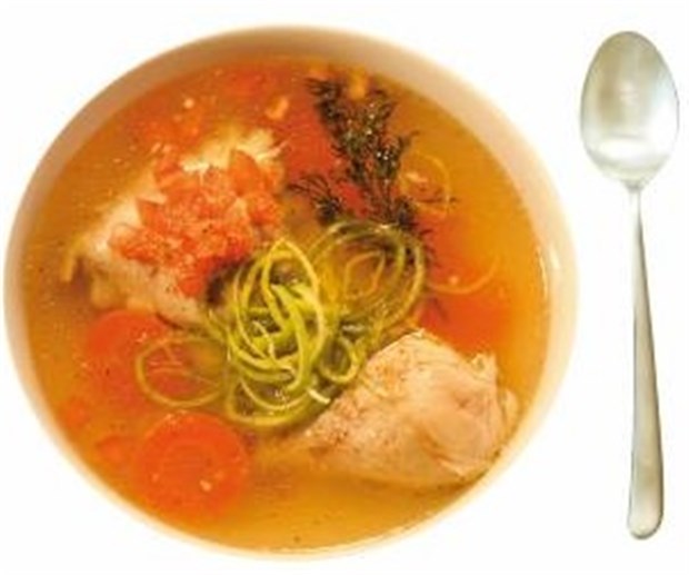 Gedünstete Kost ist für Diabetiker ideal Studie: Hühnersuppe sättigt besser als Hühnerpfanne.