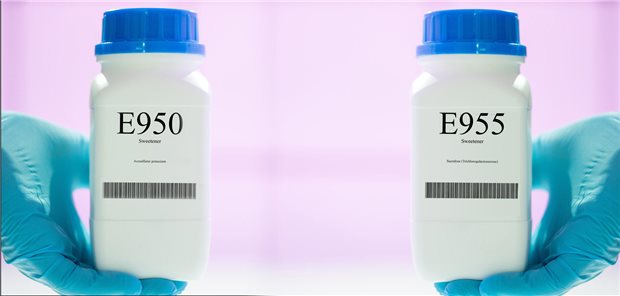 Süßer Geschmack und keine Kalorien? Acesulfam-K (E950) und Sucralose (E955) machen es möglich! Doch völlig ohne Bedenken sind Süßstoffe wohl nicht zu konsumieren.