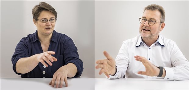 Susanne Müller, Geschäftsführerin des Bundesverbands medizinischer Versorgungszentren (BMVZ), und Verbandsvorsitzender Dr. Peter Velling über die Debatte über Investoren-MVZ und ihre Erwartung an das bevorstehende Reformvorhaben.