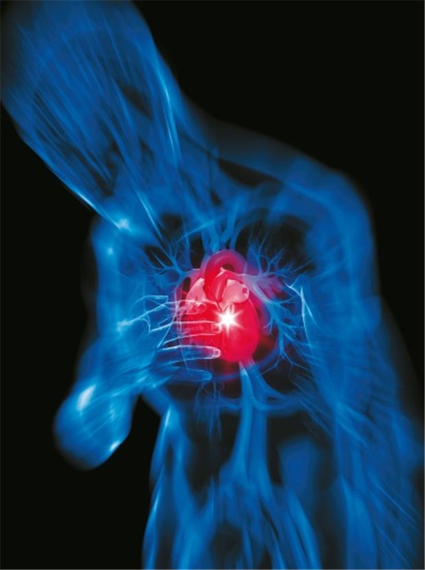 Bei Psoriasis und Psoriasis-Arthritis sind auch das Herz und das Hirn gefährdet Symbolisierter Herzinfarkt. © Sebastian Kaulitzki / fotolia.com