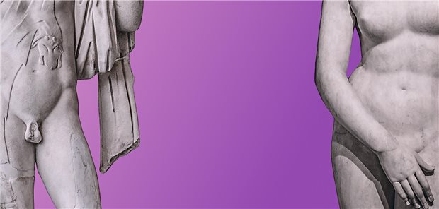 STI-Prävention in der Praxis – ein Kollege gibt Tipps Steinfigur eines nackten Mannes und einer nackten Frau