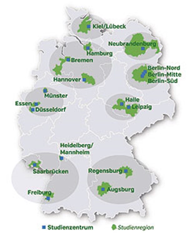 Deutsche XXL-Studie in den Startlöchern Teilnehmer sollen in mehreren Studienregionen gewonnen werden.
