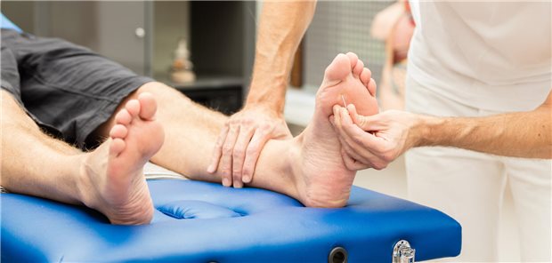 Test auf eine Neuropathie in den Füßen