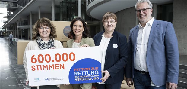 Übergabe der Petition 