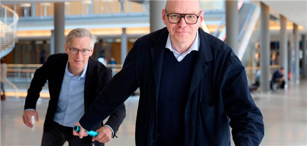 Übergabe des Staffelstabs: Christian Taube (r.) leitet nun die Pneumologen-Gesellschaft.