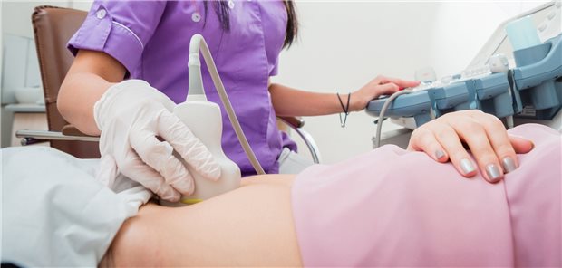 Ultraschalluntersuchung des Abdomens.