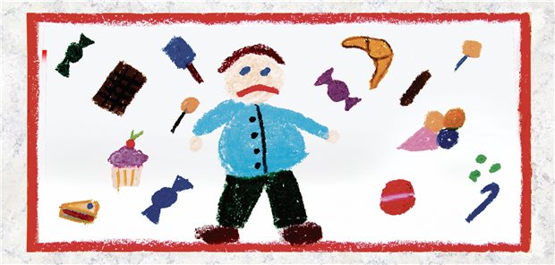 Umgeben von hochkalorischen Genussmitteln: Viele Kinder wachsen heute in einem adipogenen Umfeld auf.