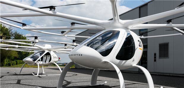 ADAC testet Multikopter – und ist begeistert Und so sieht das Ding aus: Ein Multikopter des deutschen Herstellers Volocopter.