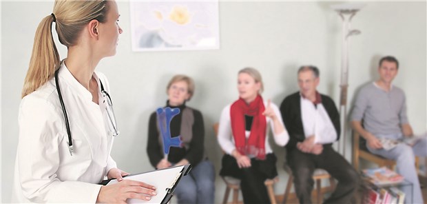 Patienten für versäumte Termine zur Kasse bitten? Und, wo isser? Bei vollem Wartezimmer fällt ein versäumter Termin vermutlich weniger ins Gewicht.