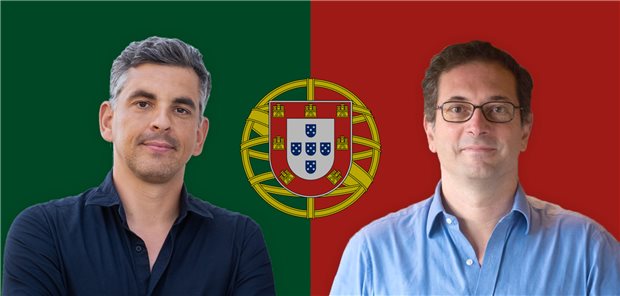 Uneins über das portugiesische Sterbehilfegesetz: Bruno Maia, Neurologe und Intensivmediziner an der Uniklinik Lissabon, und José Diogo Ferreira Martins, Vorsitzender des portugiesischen Verbands katholischer Ärzte (AMCP).