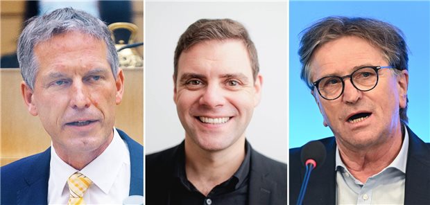  Jochen Haußmann, Florian Wahl, Gesundheitsminister Manfred Lucha 
