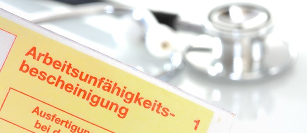 Richter bescheren Ärzten neue Kundschaft Unfähig: Wenn der Arbeitgeber es will, bereits ab dem ersten Tag mit Attest.