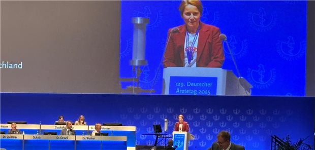 „Unhaltbarer Zustand“: Die Berliner Gynäkologin Mandy Mangler setzte sich auf dem Ärztetag für eine Entkriminalisierung des Schwangerschaftsabbruchs ein.