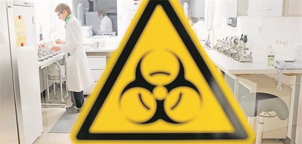Keime aus der Klinik-Kanalisation Untersuchung von Trinkwasserproben im niedersächsischen Landesgesundheitsamt in Hannover.