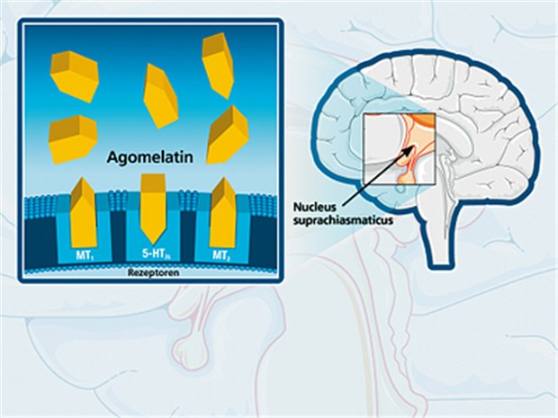 Valdoxan® enthält den Wirkstoff Agomelatin zur Therapie bei Depressionen. © Servier