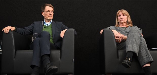 Verärgert über seine Kollegin Petra Köpping war Bundesgesundheitsminister Karl Lauterbach.