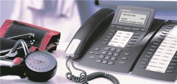 Vernetzt in alle Richtungen: Vor allem große Praxen brauchen genügend Bandbreite für Telefongespräche.