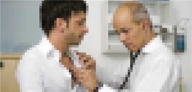 Verpixelte Zukunft? Das Arzt-Patientenverhältnis wird sich ändern und durch die Digitalisierung in einem neuen Bild erscheinen.
