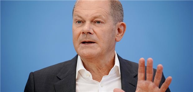 Kanzler Scholz: Neues Infektionsschutzgesetz „wird klappen“ Verspricht, aus dem neuen Infektionsschutzgesetz „ein gemeinsames Projekt“ mit den Ländern zu machen: Bundeskanzler Olaf Scholz (SPD) bei einer Pressekonferenz am Donnerstag in Berlin.