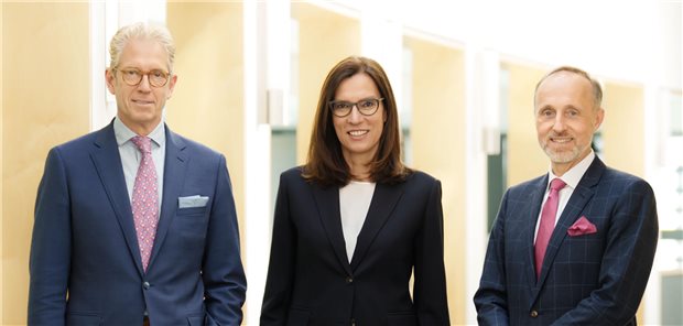 KBV-Vorstand Dr. Andreas Gassen, Dr. Stephan Hofmeister und Dr. Sibylle Steiner