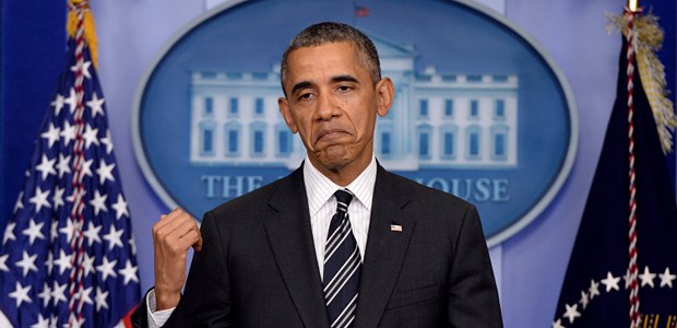 'Obamacare' - bald Opfer eines Kuhhandels? Verzieht derzeit seine Miene: US-Präsident Barack Obama.