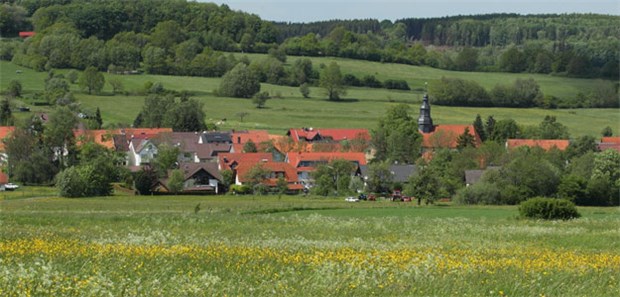 Auf dem Trecker gegen den Landarztmangel Viel Grün, kleine Ortschaften: Eine typische Aussicht im mittelhessischen Vogelsbergkreis.