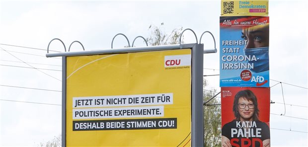 Sachsen-Anhalts Gesundheitsministerin: „Ich würde den Hut noch mal in den Ring werfen.“ Viele Parteifarben: Am 6. Juni sind rund 1,8 Millionen Bürger in Sachsen-Anhalt zur Wahl aufgerufen.