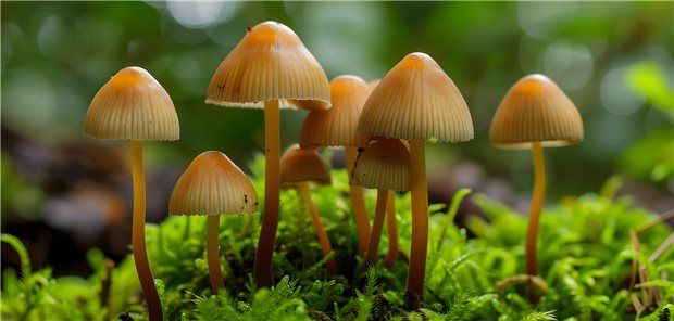 Pilze im Wald