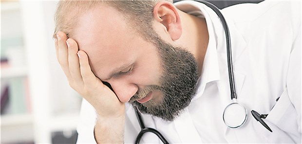 Völlig erschöpft: Auch bei Medizinern kommt das vor.