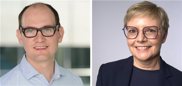 „Ampel“-Partner auf der Suche nach dem Turbo-Knopf Von links nach rechts: Janosch Dahmen, Arzt und Gesundheitspolitiker in der grünen Bundestagsfraktion, und Sabine Dittmar, Ärztin und gesundheitspolitische Sprecherin der SPD-Fraktion.