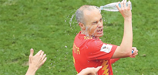 Üble Begleiter im Profifußball Vorbei: Andres Iniesta nach der spanischen WM-Niederlage gegen Russland. Er litt vor Jahren an einer schweren Depression.