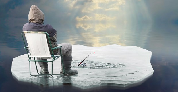 So leicht können die Kassenüberschüsse schmelzen Vorsicht Sonne: Wie die Eisscholle, so können auch die Kassenüberschüsse schmelzen.
