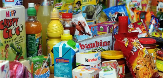 Verschiedene Lebensmittel für Kinder